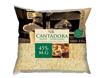 Mozzarella râpée Cantadora - 2,5kg