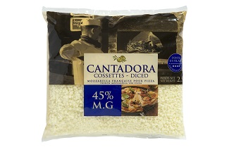 Mozzarella cossette Cantadora - 2,5kg