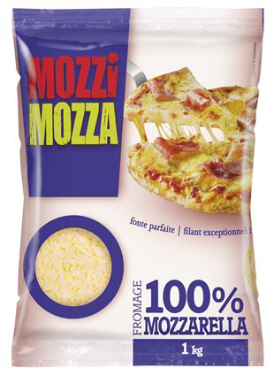 Mozzarella râpée pour pizza