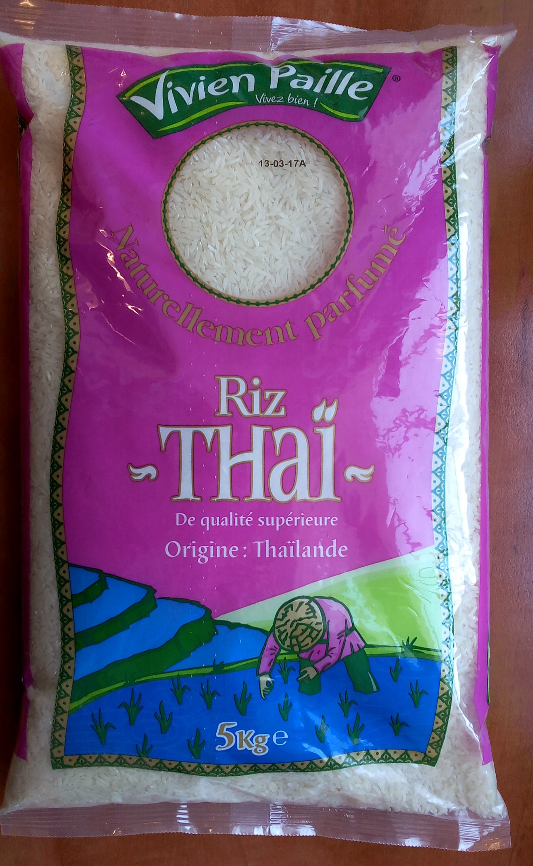 Riz Thaï long parfumé - sac 5kg : Alpes Alimentaire Distributions