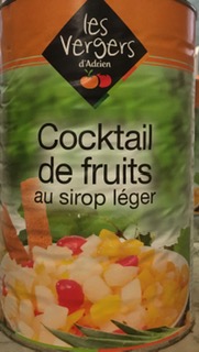 Cocktail de fruits sirop léger 5/1