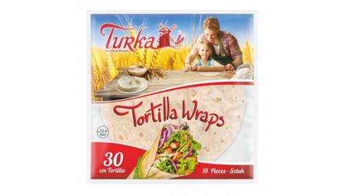 TURKA tortillas de blé 30cm - 18 pièces
