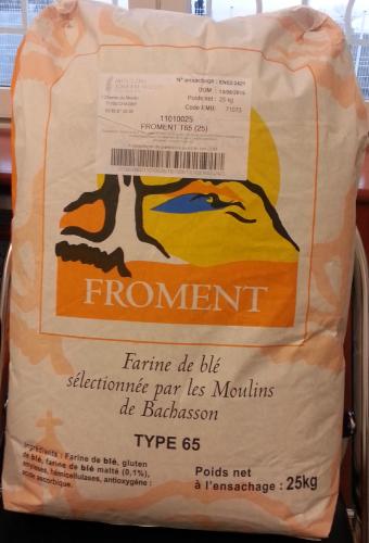 Farine de Froment T65 - Sac de 25kg