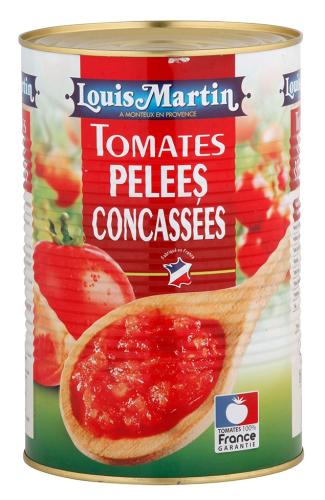 Louis Martin - Tomates Pelées Concassées (morceaux) - 5/1