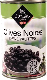 Boite 5/1 - Olives noires dénoyautées 34/39
