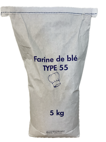 Farine de blé Français. DEGRANGE T55 - 5kg